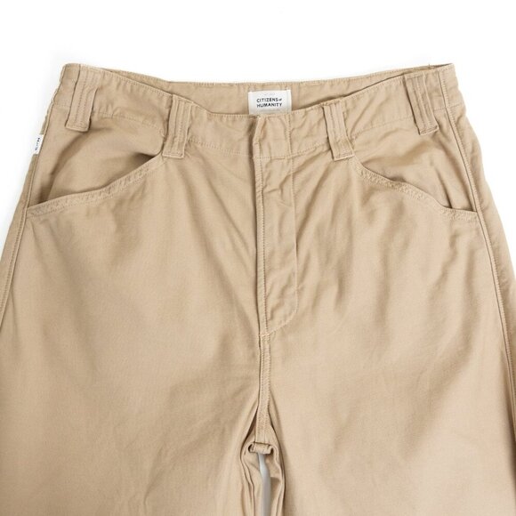 Citizens of Humanity Paloma Utility Trousers Wide Leg Pants Khaki - Picture 5 of 15